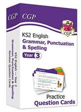 KS2 English Year 3 Practice Question Cards: Grammar, Punctuation & Spelling