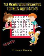 1st Grade Word Search for Kids Aged 4 to 6