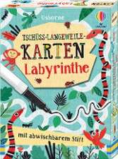 Tschüss-Langeweile-Karten: Labyrinthe