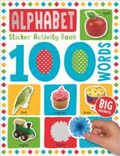 100 Alphabet Words Sticker Activity