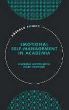 Emotional self–management in academia