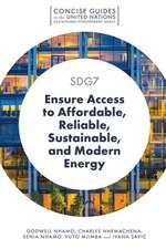 SDG7 – Ensure Access to Affordable, Reliable, Sustainable, and Modern Energy