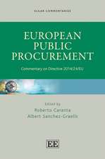 European Public Procurement – Commentary on Directive 2014/24/EU