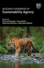 Research Handbook of Sustainability Agency