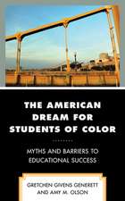 American Dream for Students of Color