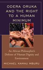 Mburu, M: Odera Oruka and the Right to a Human Minimum