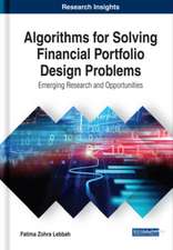 Algorithms for Solving Financial Portfolio Design Problems