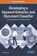 Developing a Keyword Extractor and Document Classifier