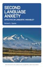 Second Language Anxiety