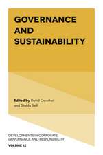 Governance and Sustainability