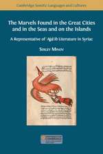 The Marvels Found in the Great Cities and in the Seas and on the Islands: A Representative of 'Aǧā'ib Literature in Syriac