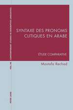 SYNTAXE DES PRONOMS CLITIQUES EN ARABEP