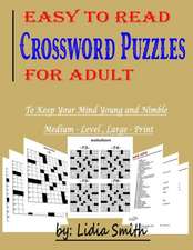 EASY TO READ CROSSWORD PUZZLES FOR ADULT