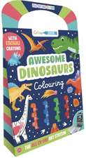 Awesome Dinosaurs Colouring