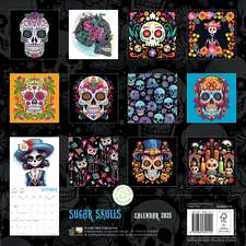 Sugar Skulls Wall Calendar 2025 (Art Calendar)