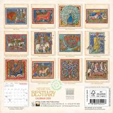 Bodleian Libraries: Medieval Bestiary Mini Wall Calendar 2026 (Art Calendar)