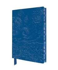 Vincent van Gogh: The Starry Night 2026 Artisan Art Vegan Leather Diary Planner - Page to View with Notes