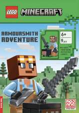 LEGO® Minecraft®: Armoursmith Adventure Activity Book (with Armoursmith minifigure and accessories)