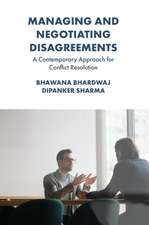 Managing and Negotiating Disagreements