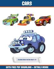 Coloring Books for Kids Ages 8- 10 (Cars)