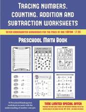 Preschool Math Book (Tracing numbers, counting, addition and subtraction)