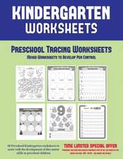 Preschool Tracing Worksheets