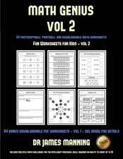 Fun Worksheets for Kids (Math Genius Vol 2)