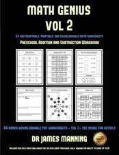 Preschool Addition and Subtraction Workbook (Math Genius Vol 2)