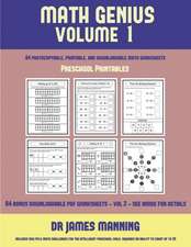 Preschool Printables (Math Genius Vol 1)