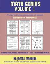 Best Books for Kindergarten (Math Genius Vol 1)