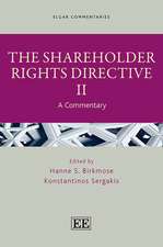 The Shareholder Rights Directive II – A Commentary