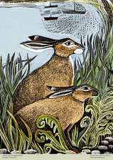 Adult Jigsaw Puzzle Angela Harding: Rathlin Hares (500 pieces): 500-Piece Jigsaw Puzzles