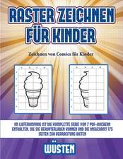 Zeichnen von Comics für Kinder (Raster zeichnen für Kinder - Wüsten)