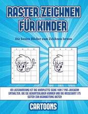 Die besten Bücher zum Zeichnen lernen (Raster zeichnen für Kinder - Cartoons)