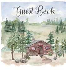 Cabin house guest book (hardback) , comments book, guest book to sign, vacation home, holiday home, visitors comment book