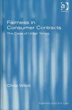 Fairness in Consumer Contracts: The Case of Unfair Terms