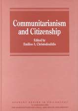 Communitarianism and Citizenship