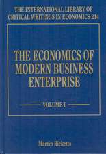 The Economics of Modern Business Enterprise