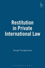 Restitution in Private International Law