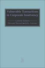 Vulnerable Transactions in Corporate Insolvency