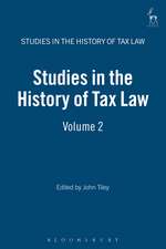 Studies in the History of Tax Law, Volume 2