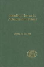 Reading Hosea in Achaemenid Yehud