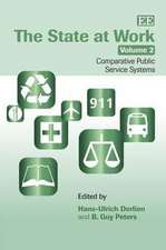 The State at Work, Volume 2 – Comparative Public Service Systems