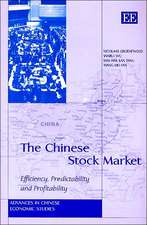 The Chinese Stock Market – Efficiency, Predictability and Profitability