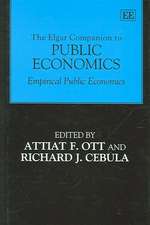 The Elgar Companion to Public Economics – Empirical Public Economics