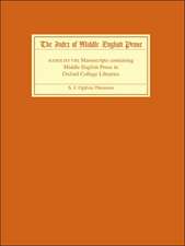 The Index of Middle English Prose Handlist VIII – Manuscripts containing Middle English Prose in Oxford College Libraries