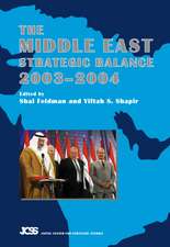 Middle East Strategic Balance, 2003–2004