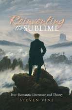 Reinventing the Sublime: Post-Romantic Literature and Theory