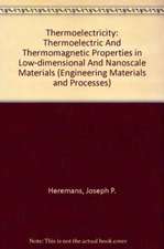 Thermoelectricity: Thermoelectric and Thermomagnetic Properties in Low-Dimensional and Nanoscale Materials