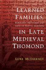 Learned Families, Scholarly Networks and Sites of Native Learning in Late Medieval Thomond